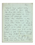 Hunter S. Thompson Autograph Letter Signed -- ''...The ms. [manuscript] was just gathering dust...''
